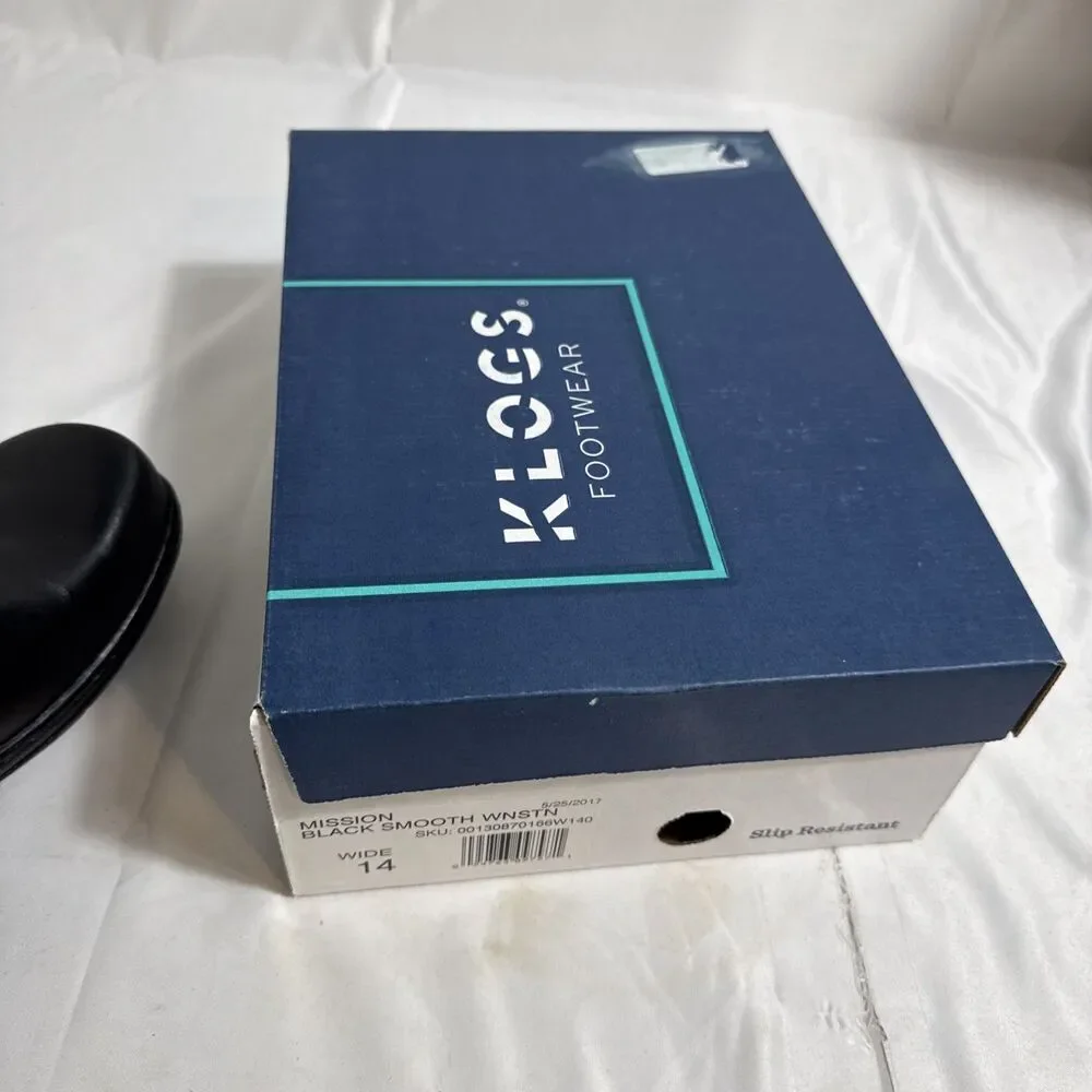Klogs Mission Winston Shoes Womens 14W Workwear Slip Resistant Slip-On New